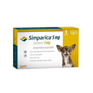 SIMPARICA 5 MG 1.3 A 2.5 KG