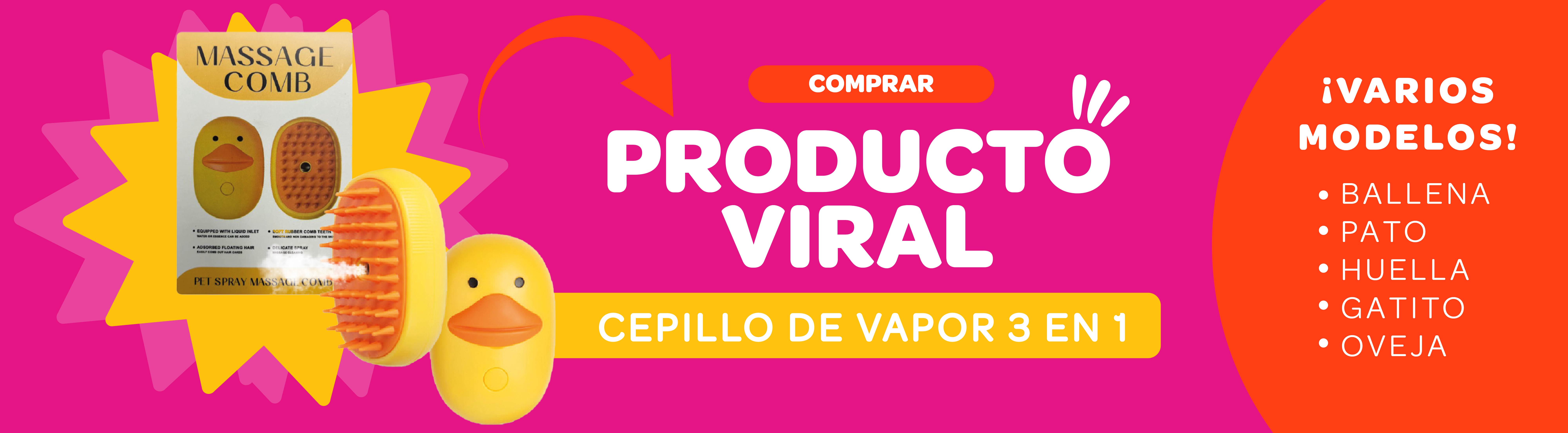 cepillo de vapor mascotas